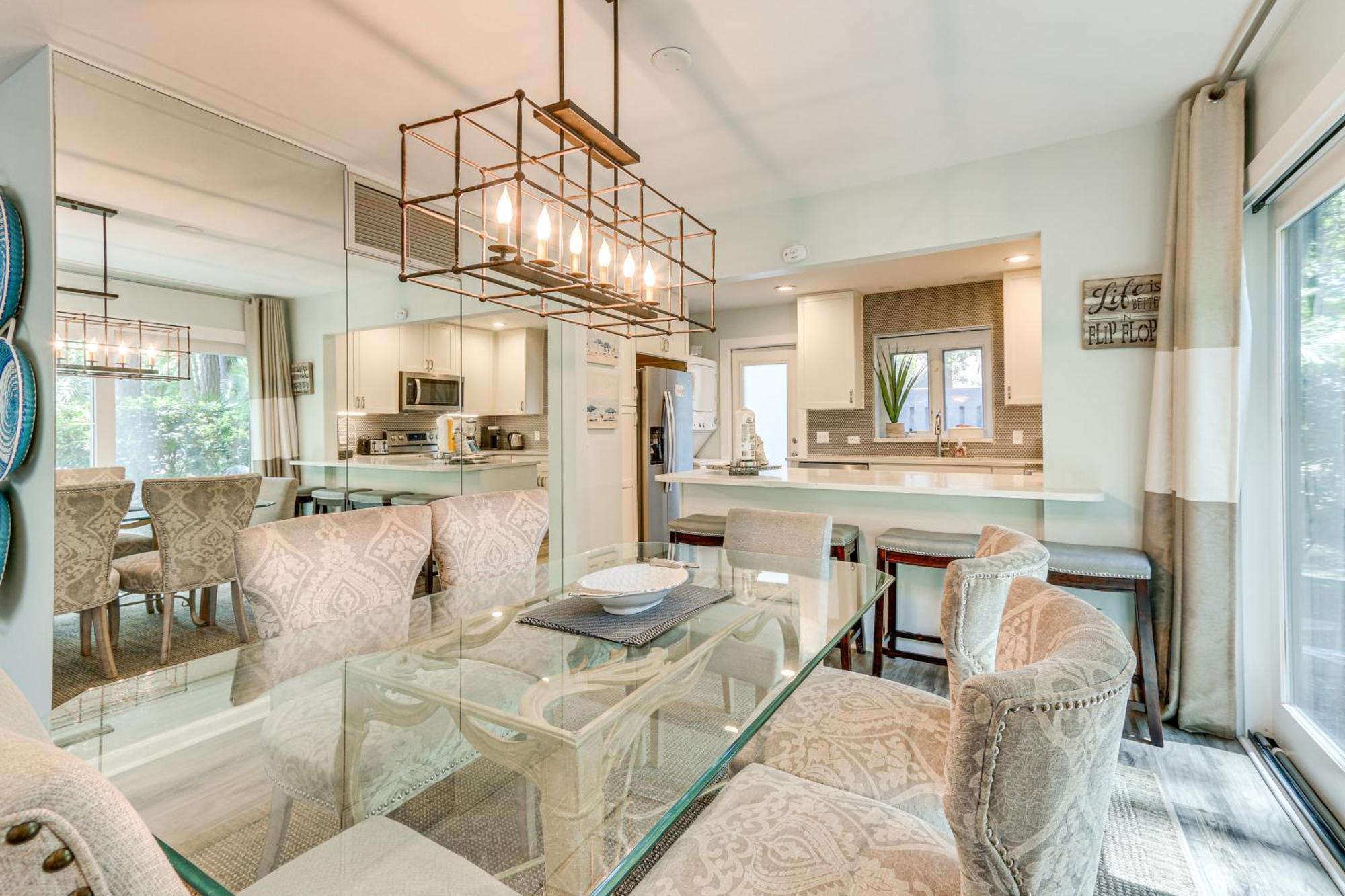 Modern Hilton Head Retreat Walk To Beach And Golf! Hilton Head Island Exteriör bild
