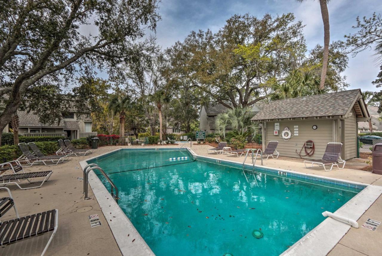 Modern Hilton Head Retreat Walk To Beach And Golf! Hilton Head Island Exteriör bild